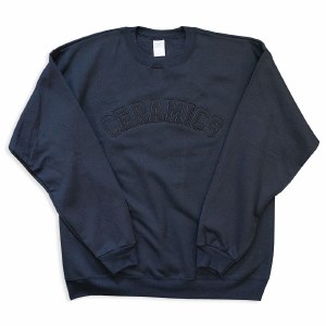 Ceramics Crew Neck Black S
