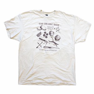 Pottery Tools T-Shirt Tan Sm