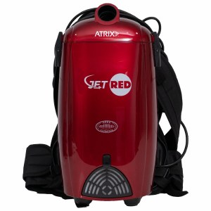 Jet Red HEPA Backpack Vacuum