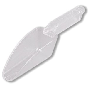 The Ceramic Shop Clear Plastic Scoop 6 oz.