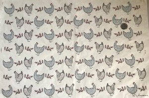 Chickens Decal Multicolor
