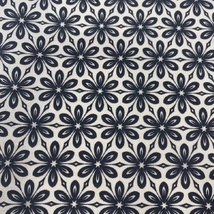 Floral Wallpaper Decal Black