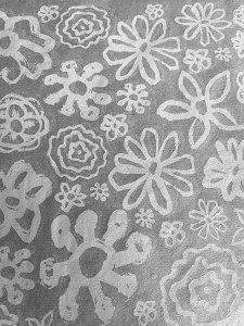 Ink Flower UG Decal White