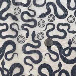 Snakes Underglaze Decal Black