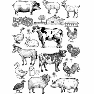 Decal, Rice Paper 105 Black