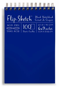 Flip-Sketch, 6x9 - Royal Blue