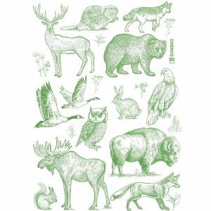 Decal, Rice Paper 104 Green