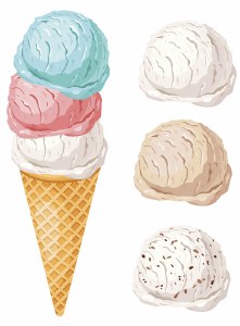 Ice Cream Cone 01 Decal