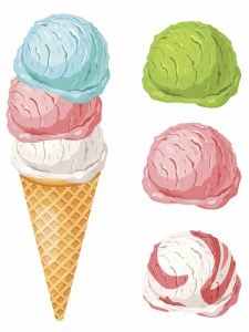 Ice Cream Cone 02 Decal