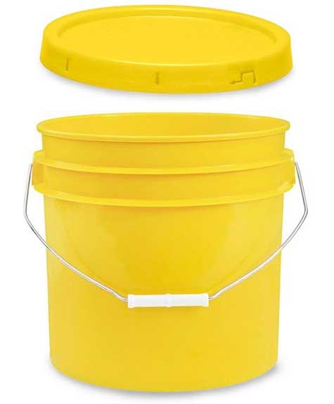 3.5 Gallon Bucket w/ Lid - The Ceramic Shop