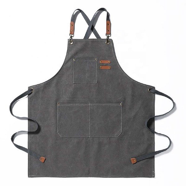 Apron, Crossback Grey