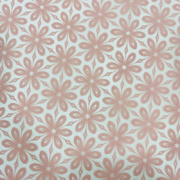 Floral Wallpaper Decal Pink The Ceramic Shop