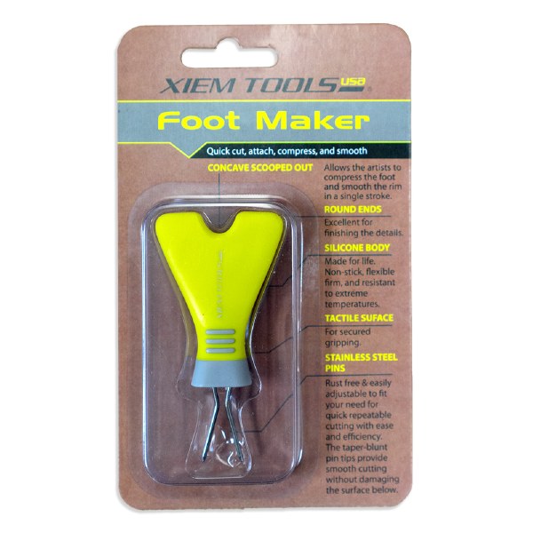 Foot Shaper for Clay, Pottery and Ceramics - Xiem Tools USA