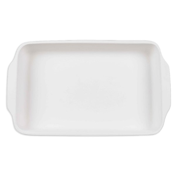 Porcelain Oval Plate Double Handle, 9x13 Ceramic Baking Dish