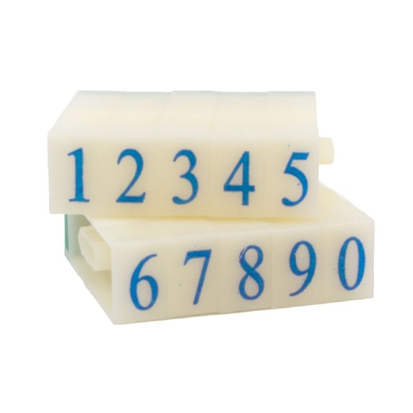Number Stamps Set 1 3 Cm The Ceramic Shop