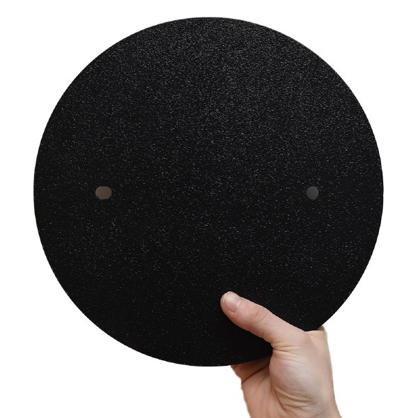 10'' Round Black Plastic Bat For Potter's Wheel