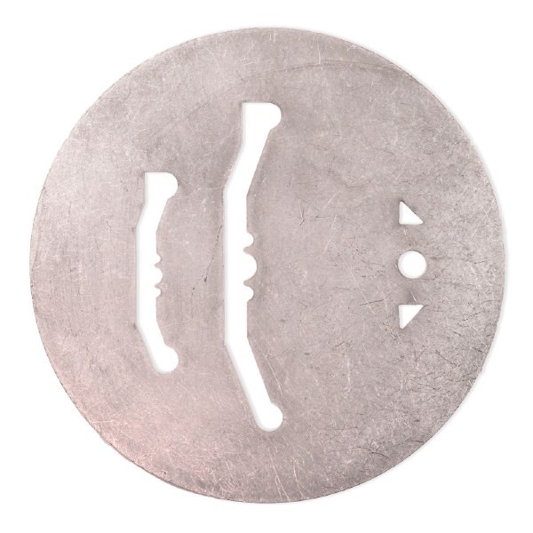 Steel Pottery Extruder Die 30 The Ceramic Shop