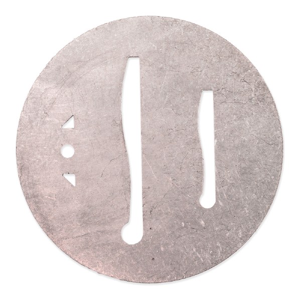 Steel Pottery Extruder Die 34 The Ceramic Shop