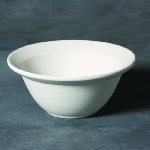 Stoneware Bisque Modern Bowl