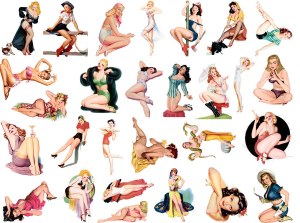 Colorful Pin-Ups Decals