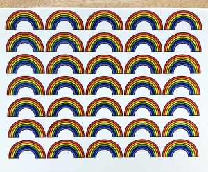 Rainbows Decals
