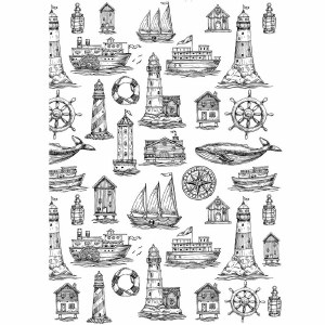 Decal, Rice Paper 112 Black