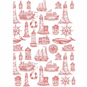 Decal, Rice Paper 112 Red