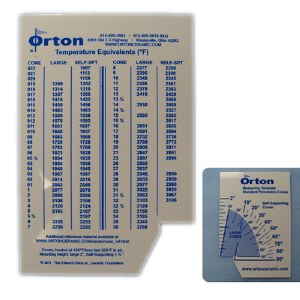 Orton Cone Bending Chart - The Ceramic Shop