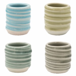 Glaze Sample Set 5, Celadons