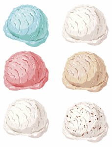 Ice Cream Scoops 01 Decal