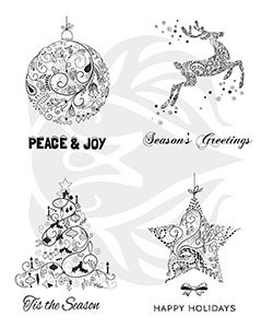 Season's Greetings Silk screen
