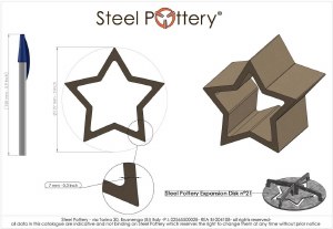 Steel Pottery Expansion Die 21