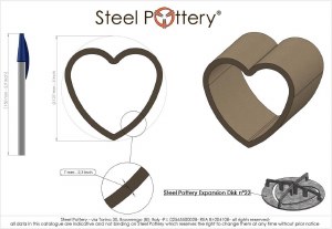 Steel Pottery Expansion Die 22