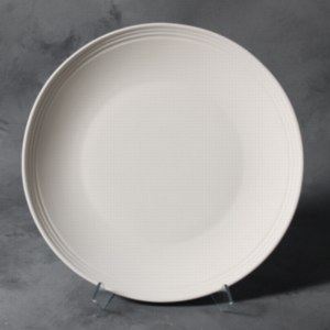 Stoneware Bisque Rimmed Plate - The Ceramic Shop