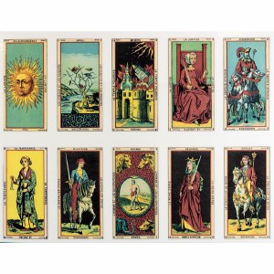 Antique Tarrot Card 2 Decals