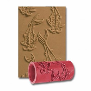 Texture Roller Sleeve Koi Fish