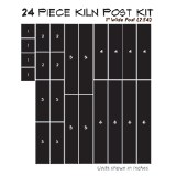 Kiln Post Box Set 24