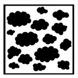 Cloud Stencil Small