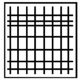 Plaid Play Stencil Small