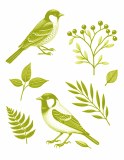 Yellow Birds 03 Decal