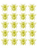 Yellow Bumble Bees 01 Decal