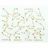 Gold Luster Decal,Constellatio