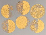 Gold Luster Decal, Moons