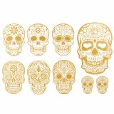 Gold Luster Sugar Skull