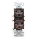 Receptacle 20A 250V Double
