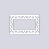 Peacock Rectangle Rim 5x8