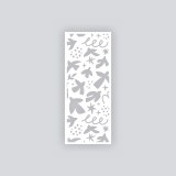 Birds Matisse Rect Cent 3.5x8