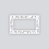 Dancing Leaves Rect Rim 5x8