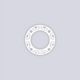 Sun Drops Circle Rim 5"