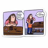 Ceramics Comic Sticker